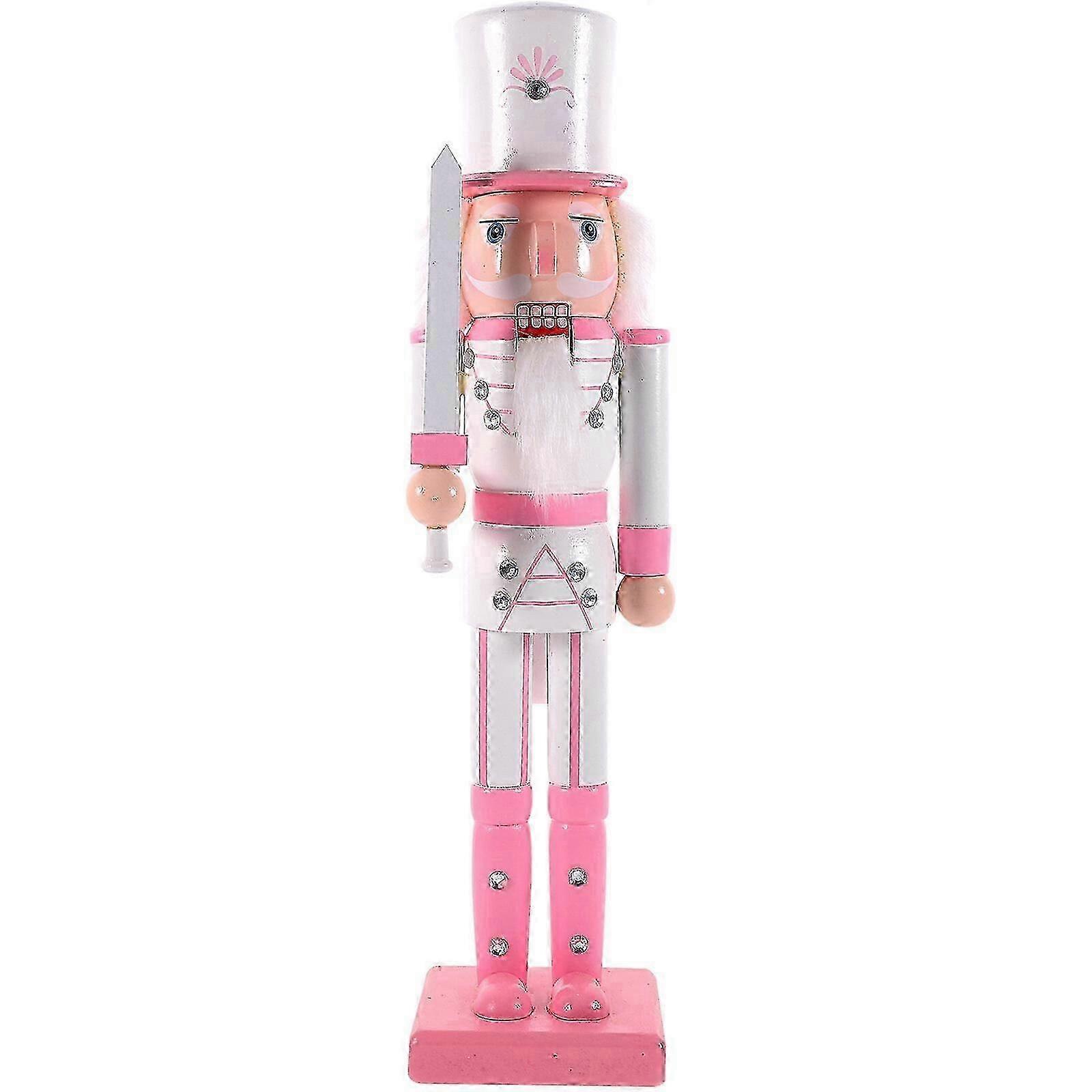 Nutcracker Soldier Christmas Nutcracker Figure Wooden Puppet for Tabletop