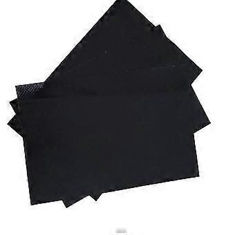 Kit de reparo de caiaque com 3 peças, acessórios para barco inflável, canoa, caiaque, kit de reparo de barco inflável preto