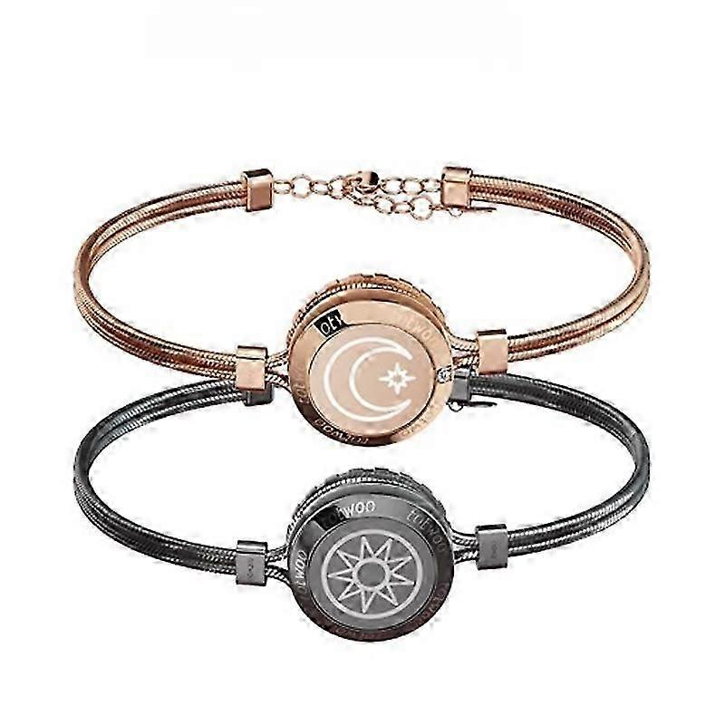 Remote Interactive Sensor Bracelet Smart Ring for Couple Birthday Gift
