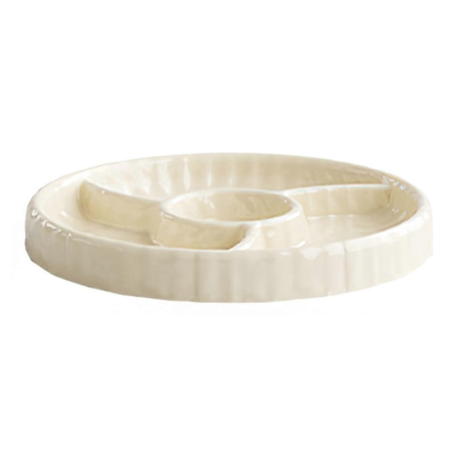 Multi-Compartment Round Fruit Tray