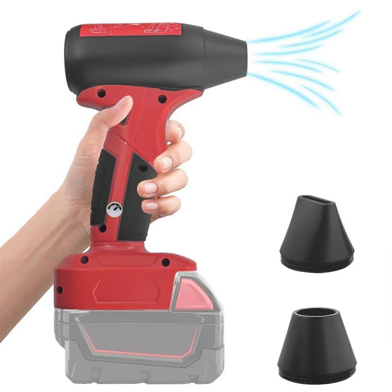 Cordless Leaf Blower 18V Battery Compatible Handheld 4Speed Adjustable for Car Drying