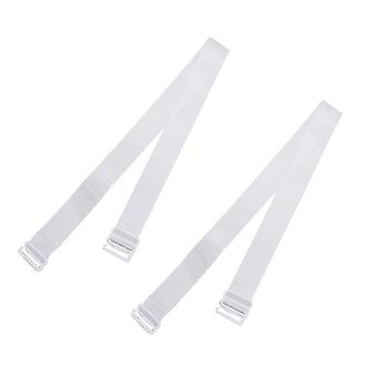Läpinäkyvä näkymätön kristalli silikoni rintaliivit Olkahihna Luistamaton Nainen Korvaava Rintaliivit Hihna Elastinen Säädettävä Rintaliivit Tarvikkeet (1.8cm)
