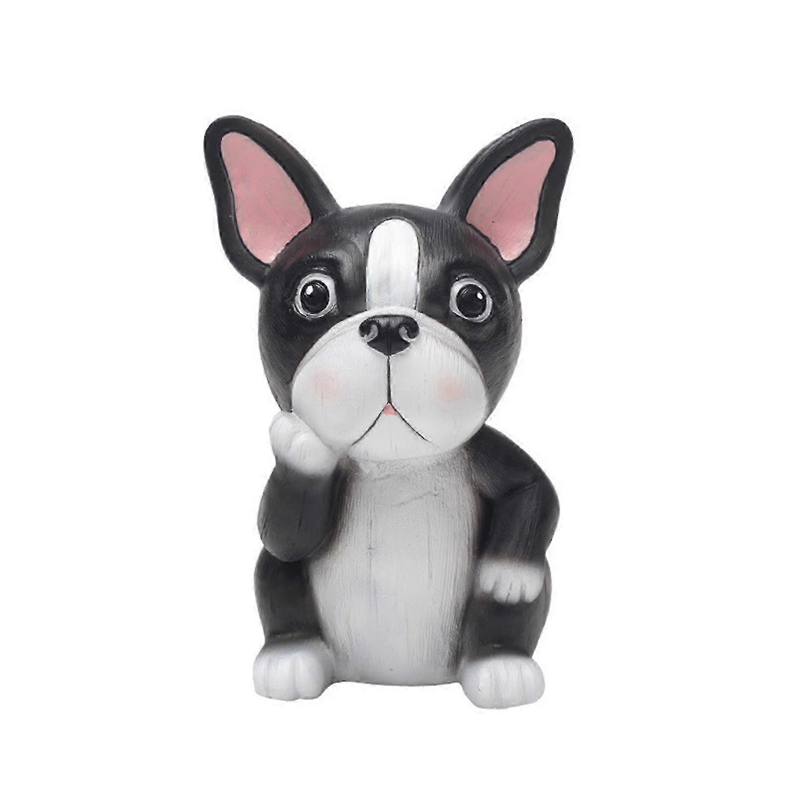 Schnauzer-Shaped Resin Glasses Stand