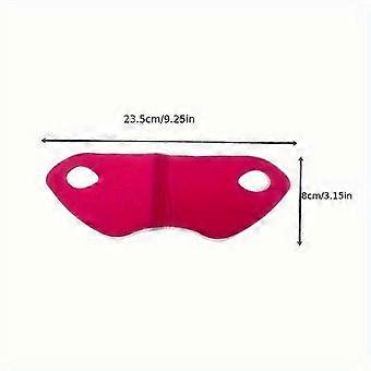 3 pezzi di nastro adesivo lifting per il viso a forma di fiocco rosso con collagene, aloe e acido ialuronico