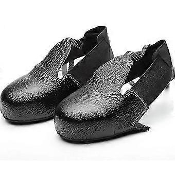 Universal Protective Shoe Covers Steel Toe Anti-Chafing Non-Slip Black 36-46 Unisex