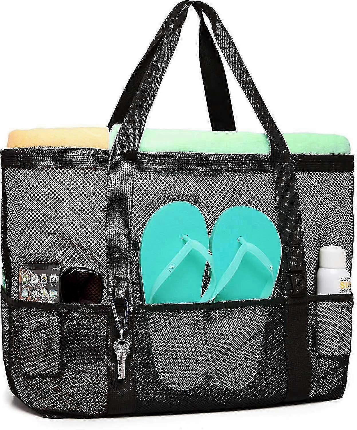 Oversized Breathable Beach Tote 9 Pockets
