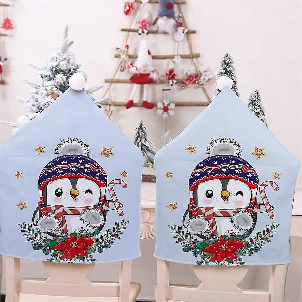 Christmas Chair Covers - Penguins