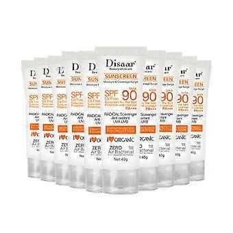 Facial Body Sunscreen Whitening Sun Cream Sunblock Skin Protective Cream Anti-Aging Oil-control Moisturizing SPF 50 / SPF 90 10pcs