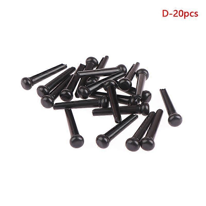 20Pcs Acoustic Guitar String Bridge Pins For 6 String Replacement  Plastic Pillar Inlay Shell Dot Pin Puller String Nails