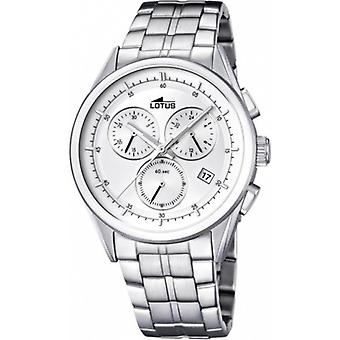 Lotus Quarz Analog Man Uhr mit L15847/1 Edelstahl Armband