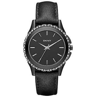 Dkny Brooklyn Quartz Analog Woman Watch with NY8704 Cowskin Bracelet