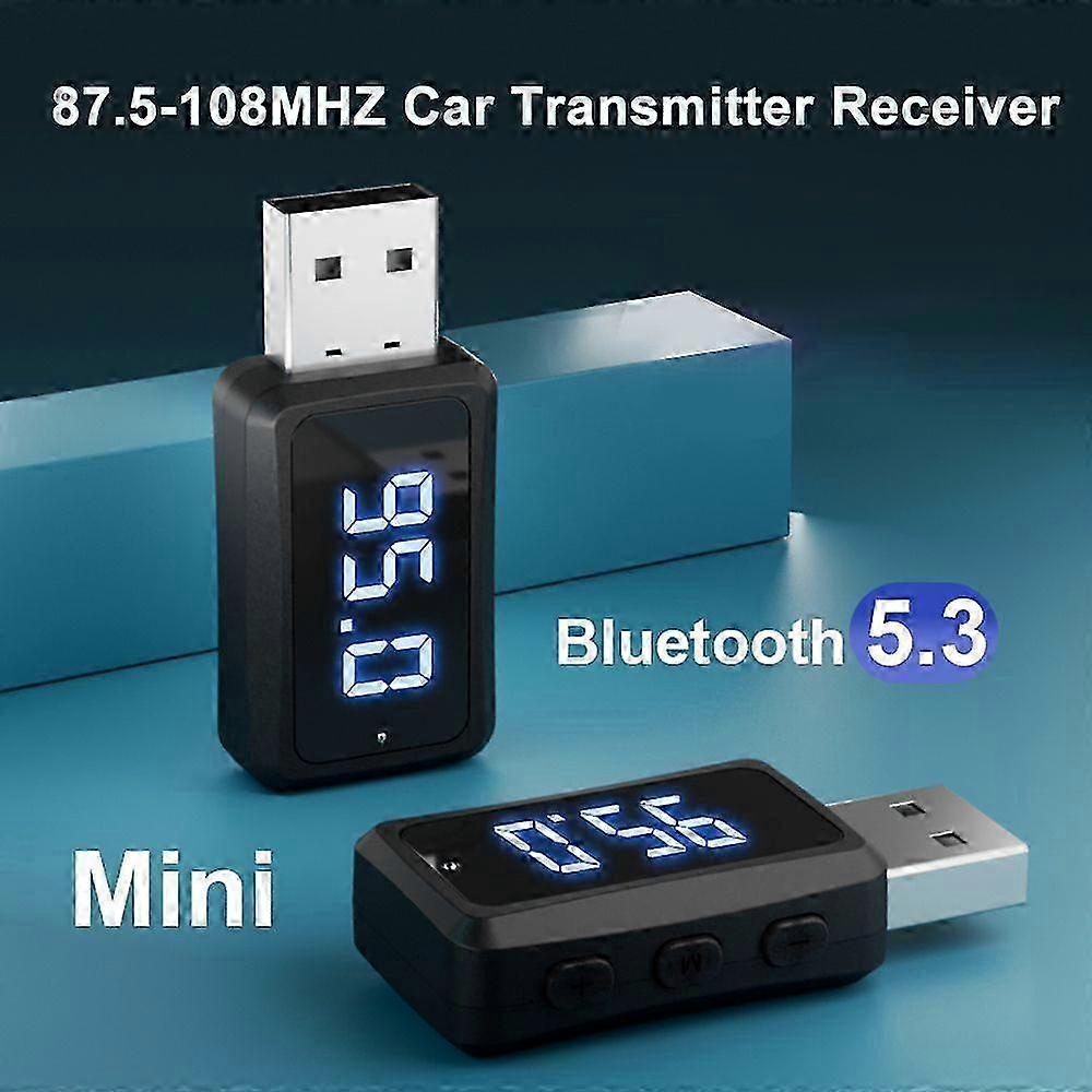 Bluetooth 5.3 Handsfree FM Car Kit