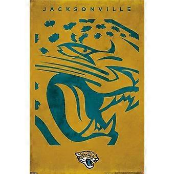JACKSONVILLE JAGUARS - LOGO 25 Wooden Jigsaw Puzzles UE397