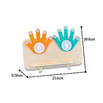 Kids Counting Toy with Bendable Hand Wooden Number Block Kids Preschool Learning Toy Toddlers Educational Math Manipulatives Boys Girls Birthday Gifts