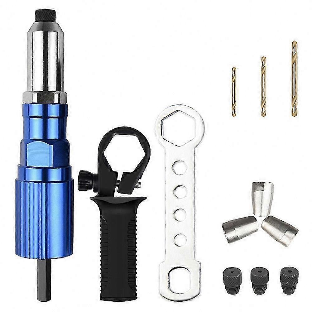 Setting Rivets & Insert Nuts with Power Drills | Cordless Riveting Tool Conversion Connector