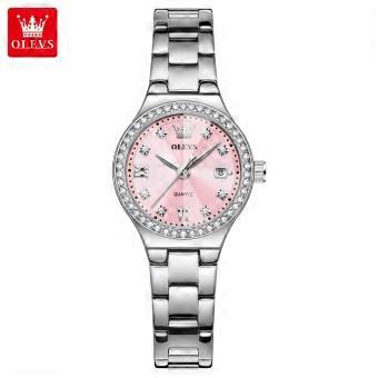 OLEVS 5628   Luxury  Design Brand Woman Watch Luxury Waterproof Fashion Diamond Watch Gift Ladies Quartz Watch