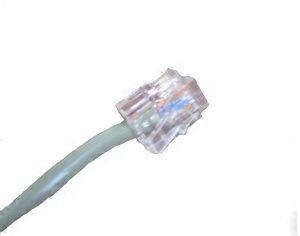 Telephone Cord 2 Pair Solid Copper Wire 15ft LC4152L3 Ideal Replacement Cable Durable Conductor