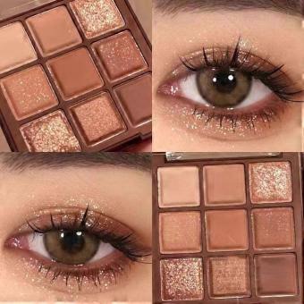 Lidschattenpalette mit neun Farben – wasserfest, matt und schimmernd. Langanhaltend, schweißresistent und verleiht einen strahlenden Look.