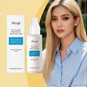 3pcsHyaluronic Acid & Ceramide Face Mist - Moisturizes & Tones Skin, Anti-Aging, Natural Ingredients, Panthenol(B5), Skin Barrier Serum