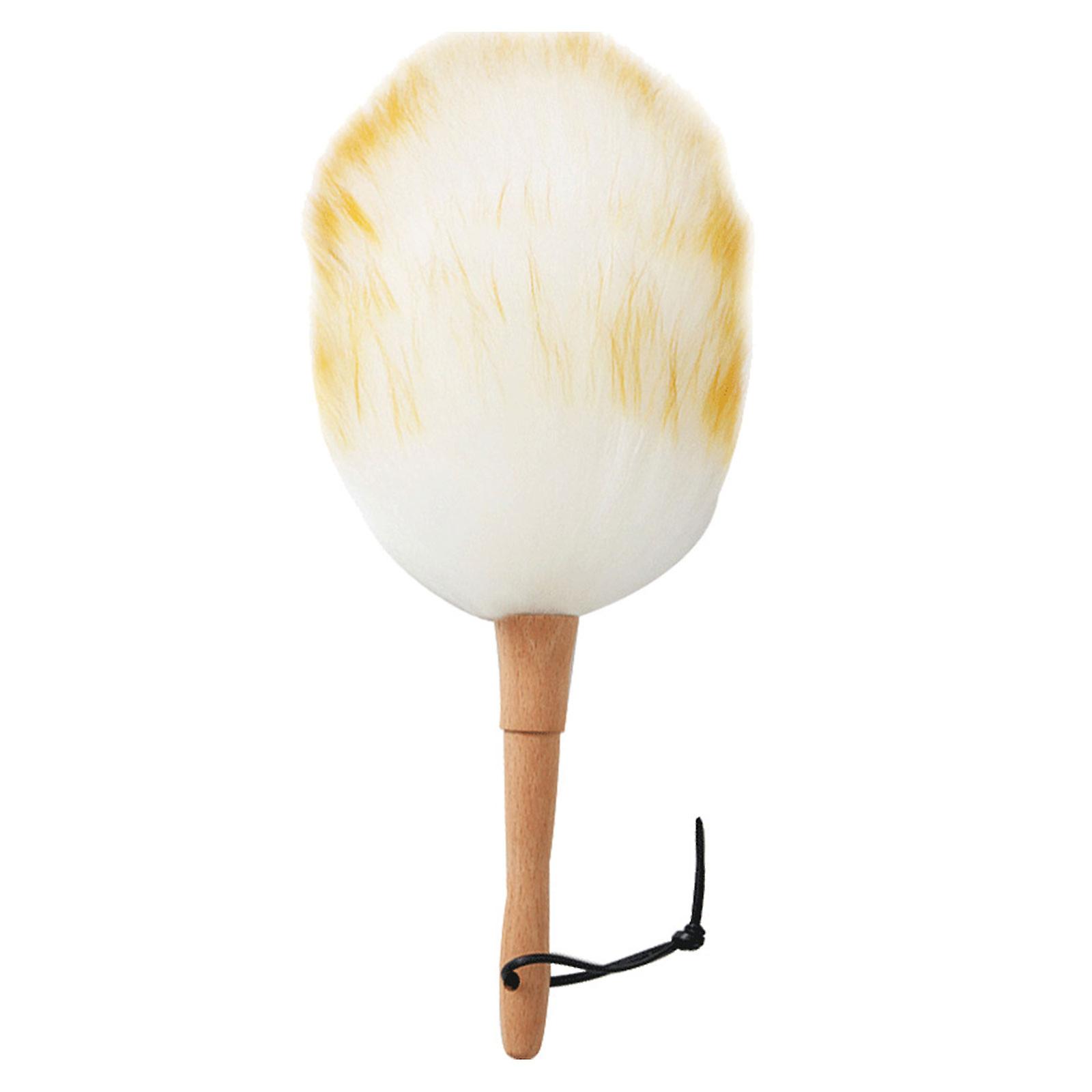 Dust Mites Dusting Brush Household Wool Short Beech Wood Handle
