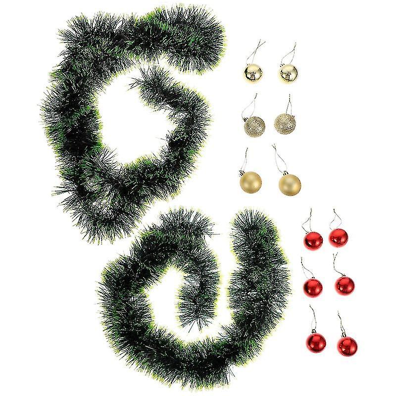200X9cm A Party Streamers & Curtains 2pcs Christmas Tree Tinsel Garlands Festival Garland Decoration
