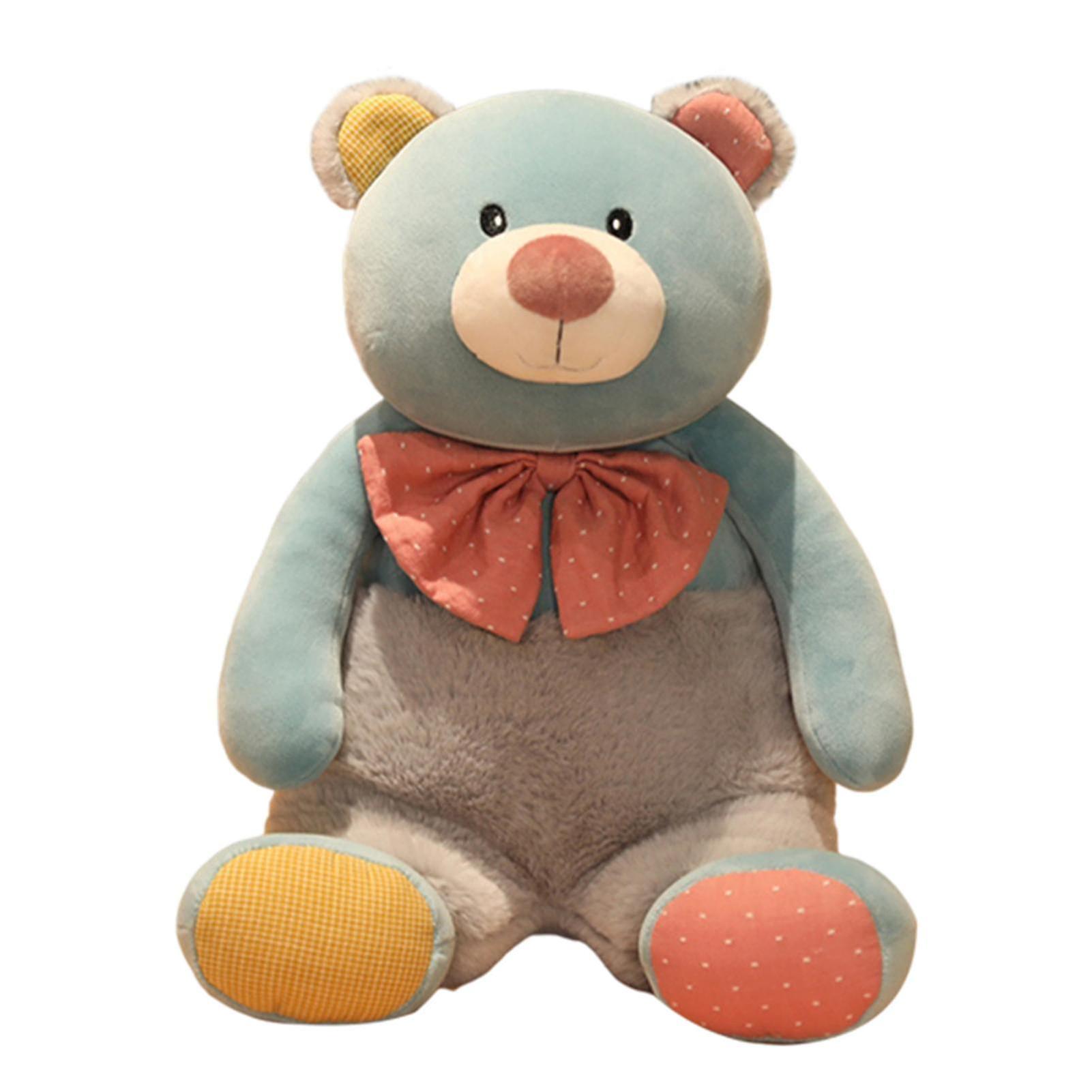 Bear Toy Rabbit Toy Adorable Cartoon Bear Rabbit Plush Doll Soft Stuffed Toy Kid Hugging Pillow