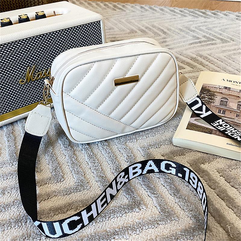 Kvinnor Broderi Små Pu Läder Crossbody Väskor Mode Kausal Axelväska