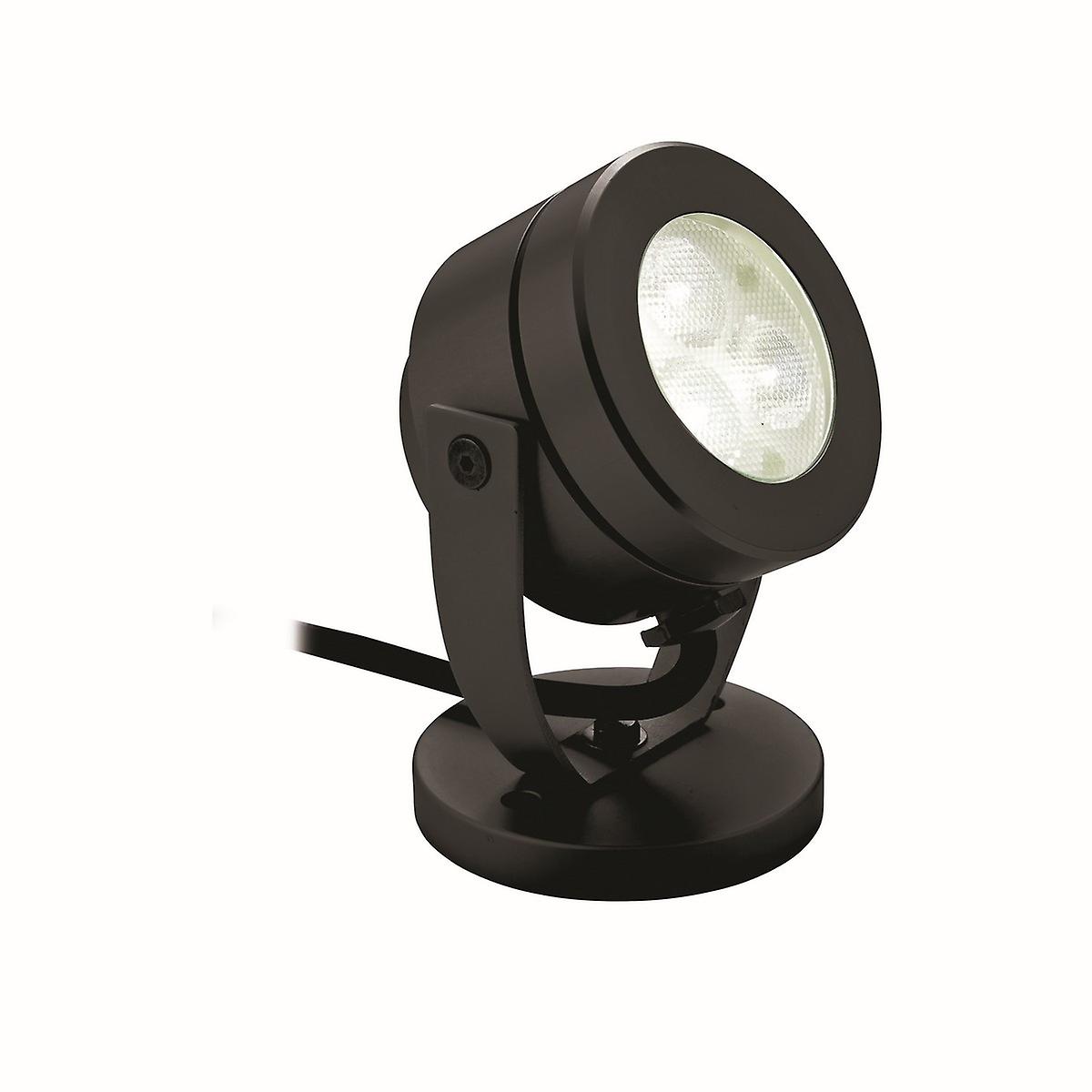 Firstlight Waterproof - LED 3 Light Waterproof Wall & Spike Spot Black IP68