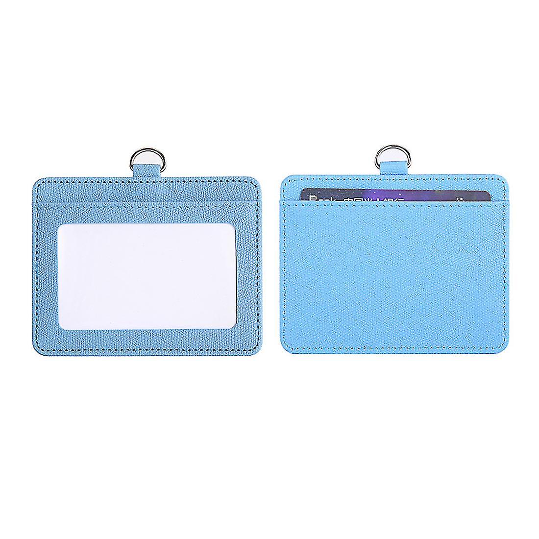 Pu Leather Id Badge挂绳用于ID卡名牌持有人钥匙套装