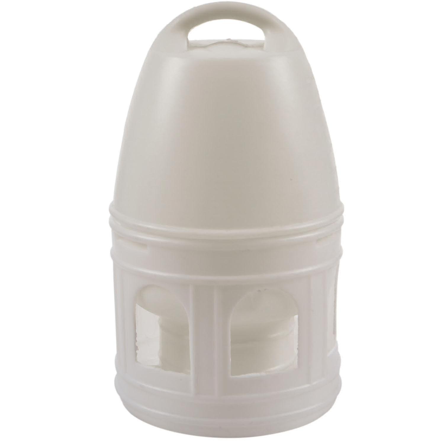 Removeble White Plastic Drinker With Handle For Pigeons Bird Supplies 29cm X 16cm