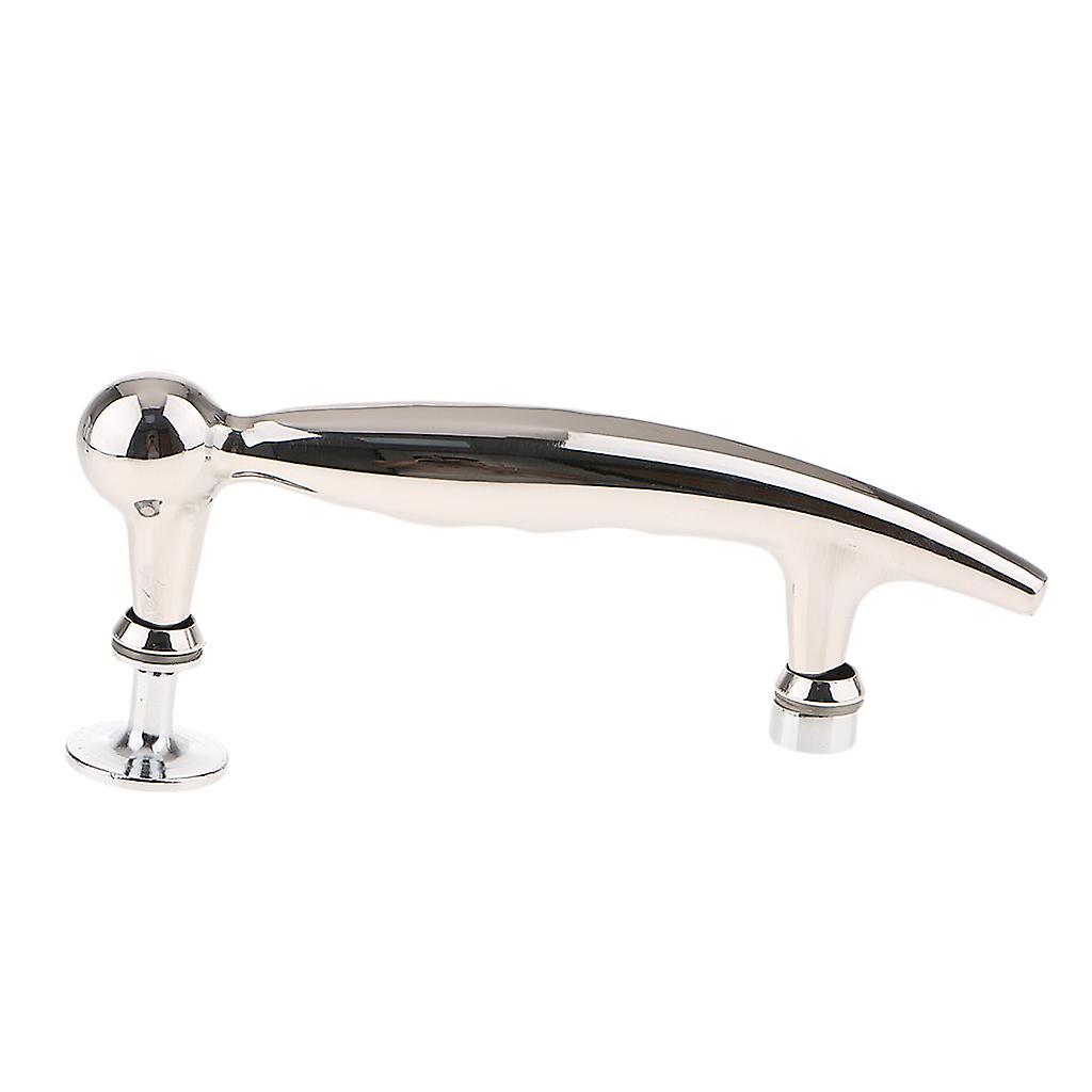 Solid Metel Glass Door Handle Bathroom Shower Room Handle Pull Lever 4