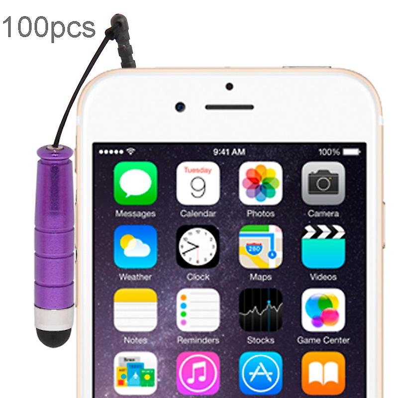 100 PCS Mini Capacitive Stylus Pen for iPhone / iPad
