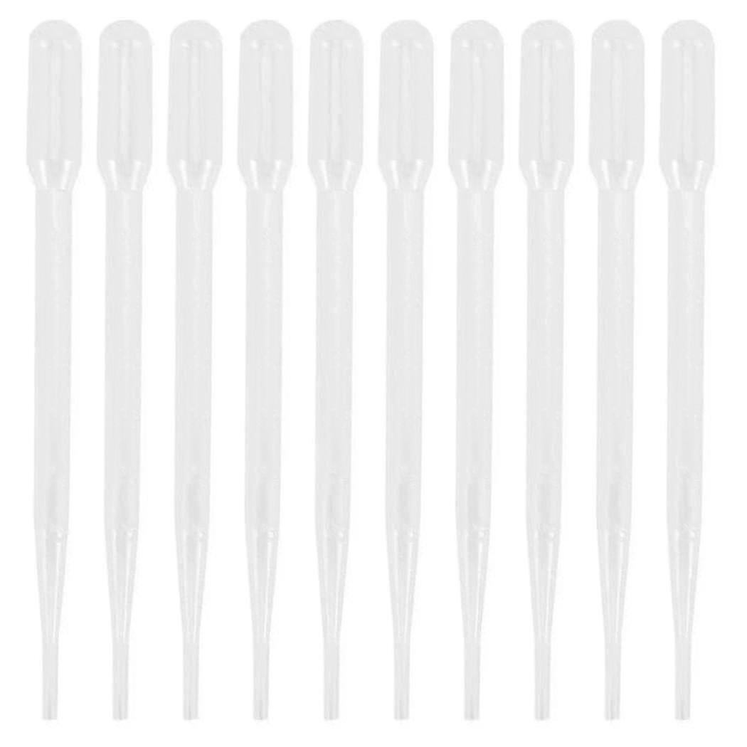 10 قطع 3 مل قطارة العين البلاستيكية المتاح مجموعة نقل الماصات المتدرجة