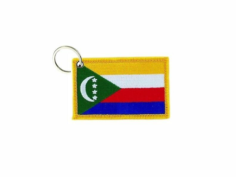 Cle Cles Key Brode Patch Ecusson Badge Flag Comoros Comorian