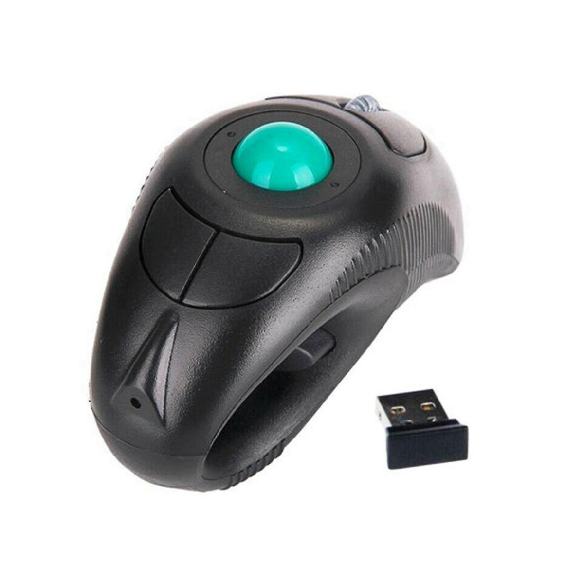 2.4G Wireless Air Mouse Ergonomic Trackball Handheld Finger USB Mouse USB Optical Trackball Mice