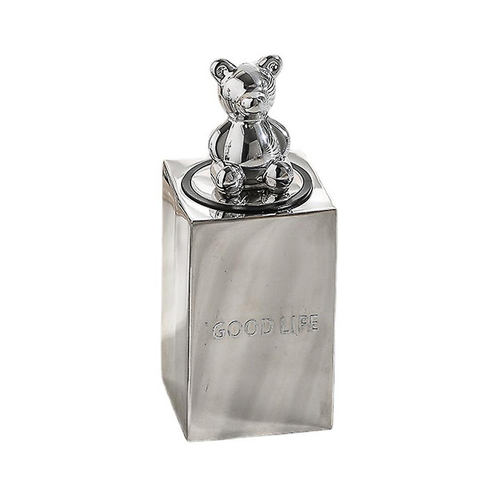 Toothpick Holder Cute Bear Retractable Toothpick Dispenser Organizer Case
