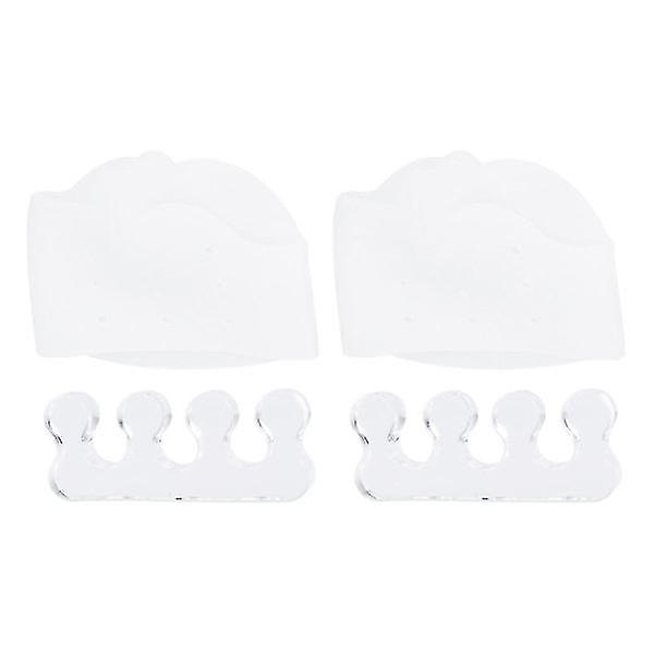 Durable Breathable Stable Elastic Pinky Toe Separator Front Foot Pads Sebs Bunion Splint Toe Straightener Hallux Valgus Corrector
