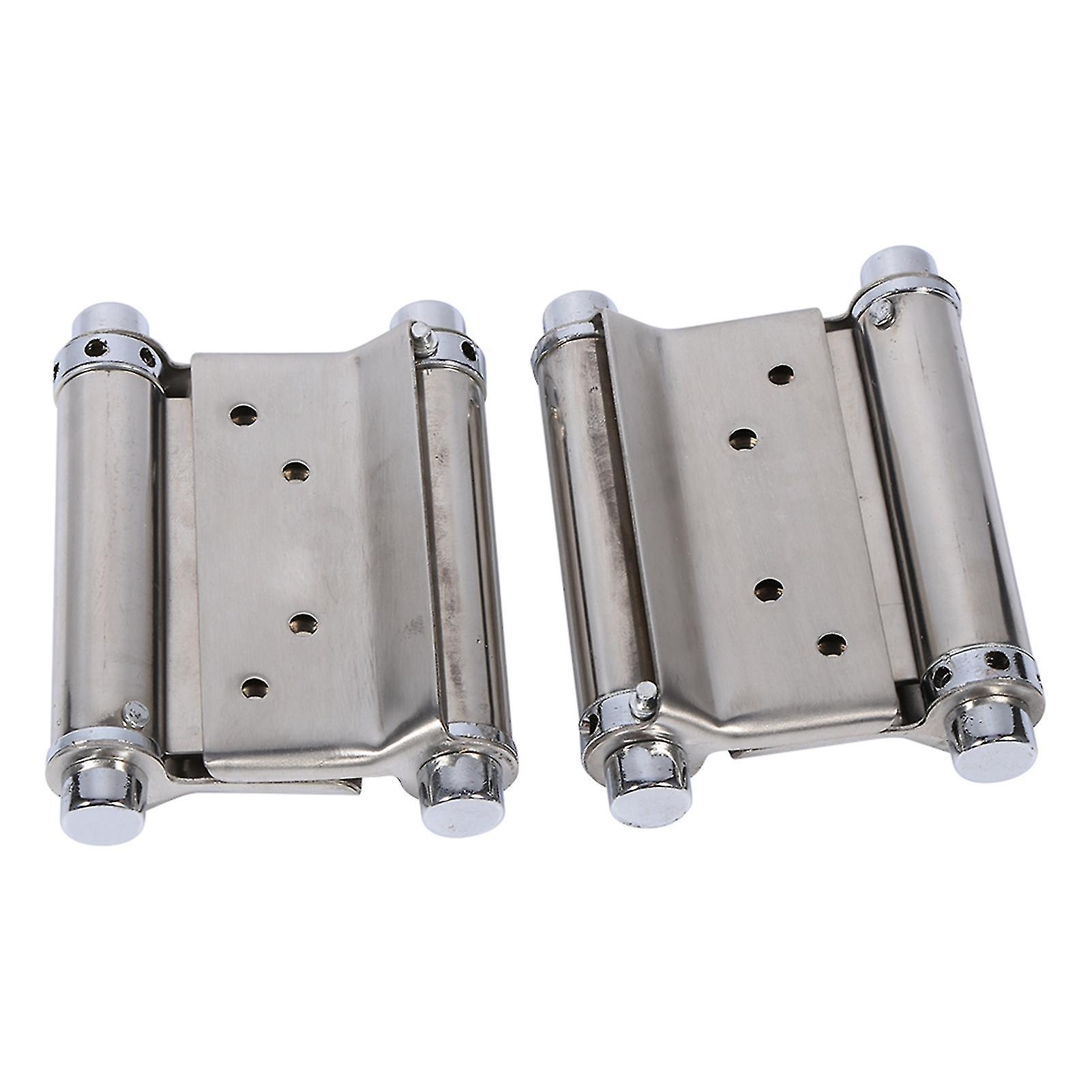 Roberee 2Pcs 3'' Inch Stainless Steel Double Action Spring Hinge for Freegate, Bar Counter Doors