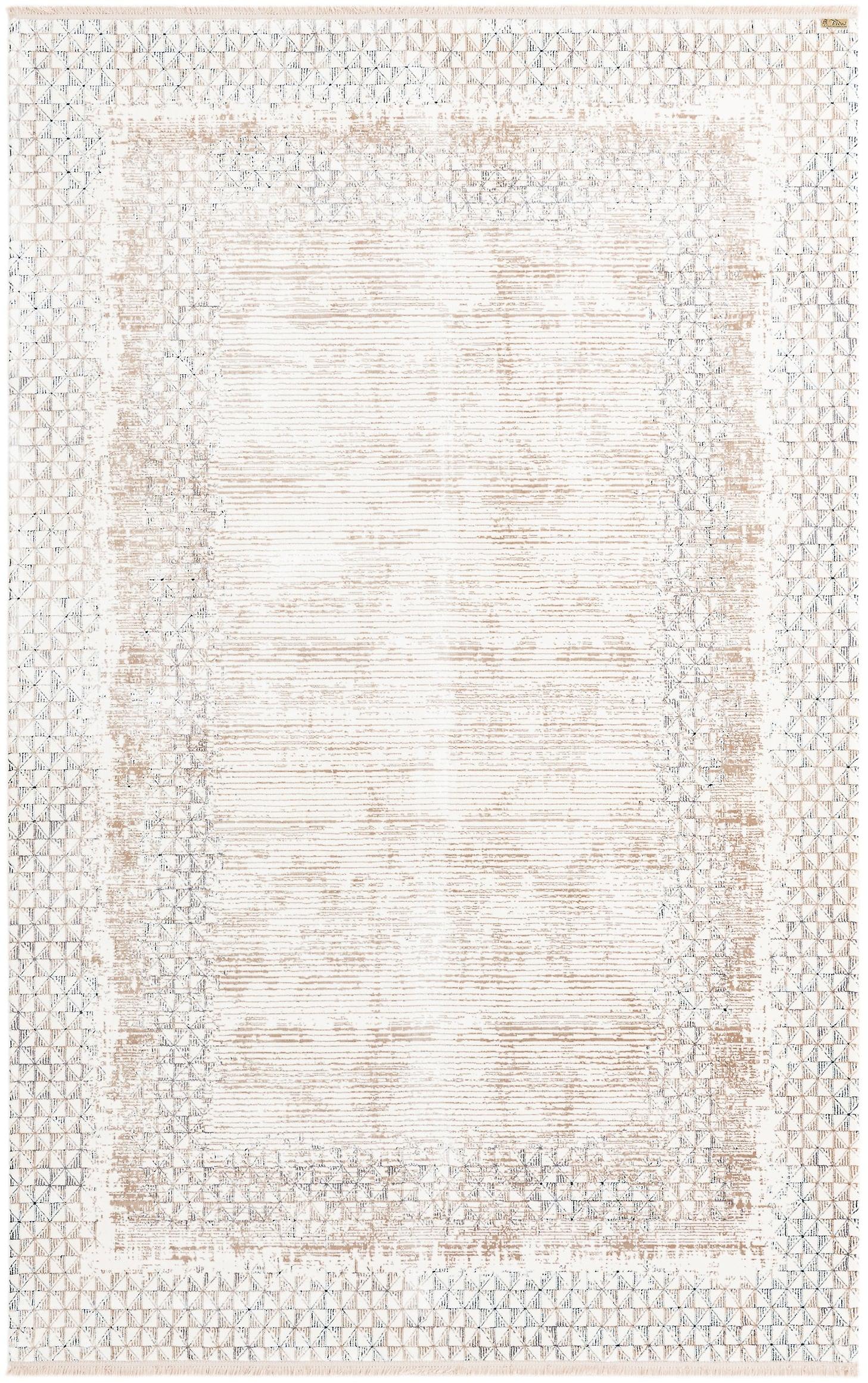 Vidal Airolo 125x185 带奶油色手工簇绒火鸡地毯
