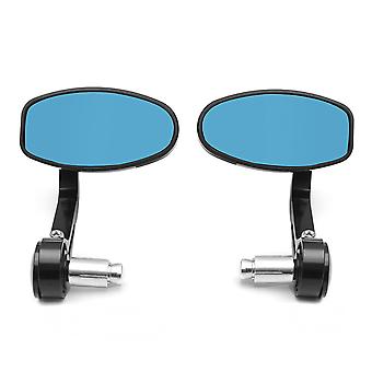 2Pcs CNC motorsykkelstang ende svart sidespeil bak for Triumph Speed Triple