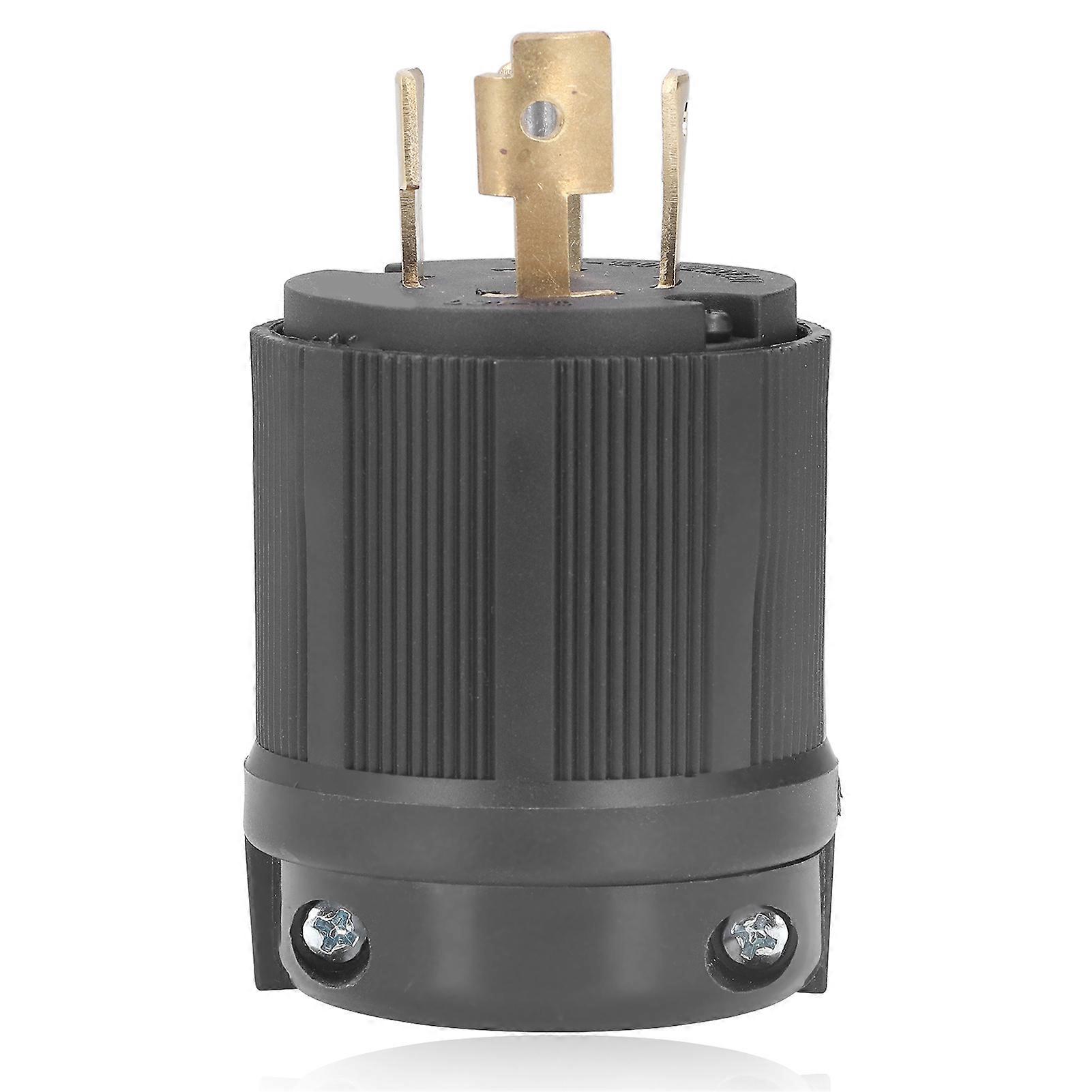 Locking Plug US Standard 5 Holes Adapter NEMA L21‑30 30A 120 208V for Appliances