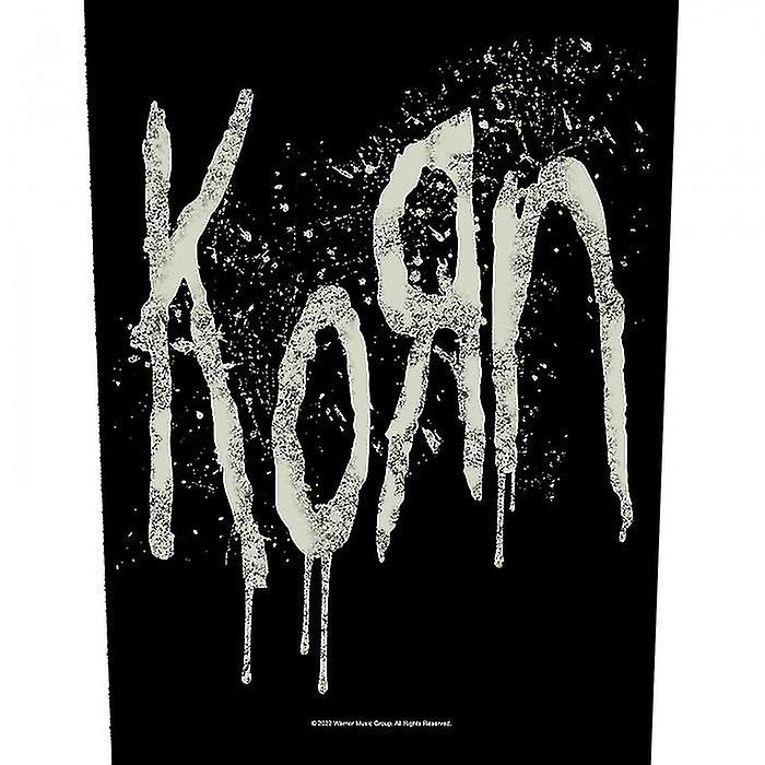 Korn Logo Paint Splatter Patch