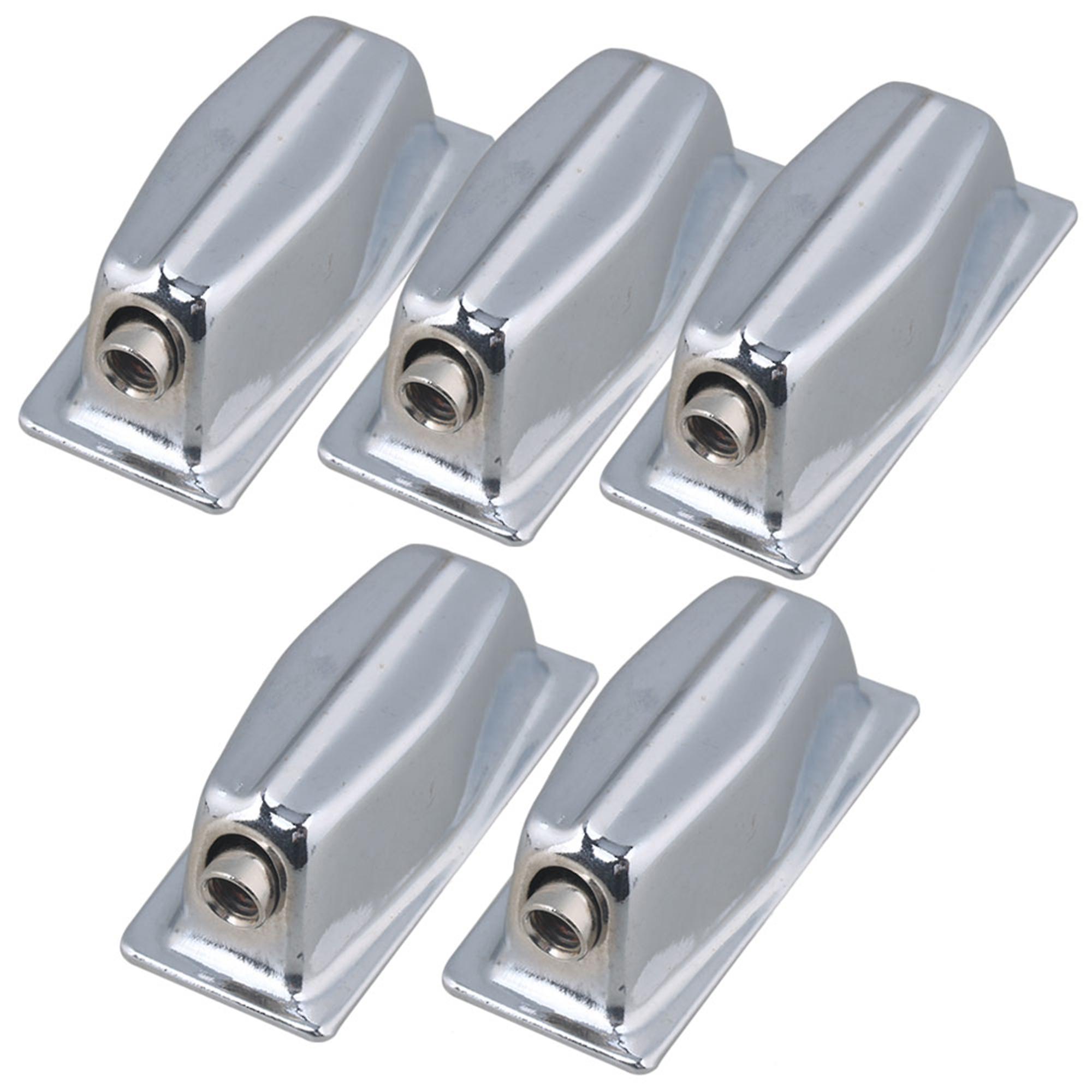 5pcs 58x20mm Silver Single End Tom Drum Lugs without Mounting Screws