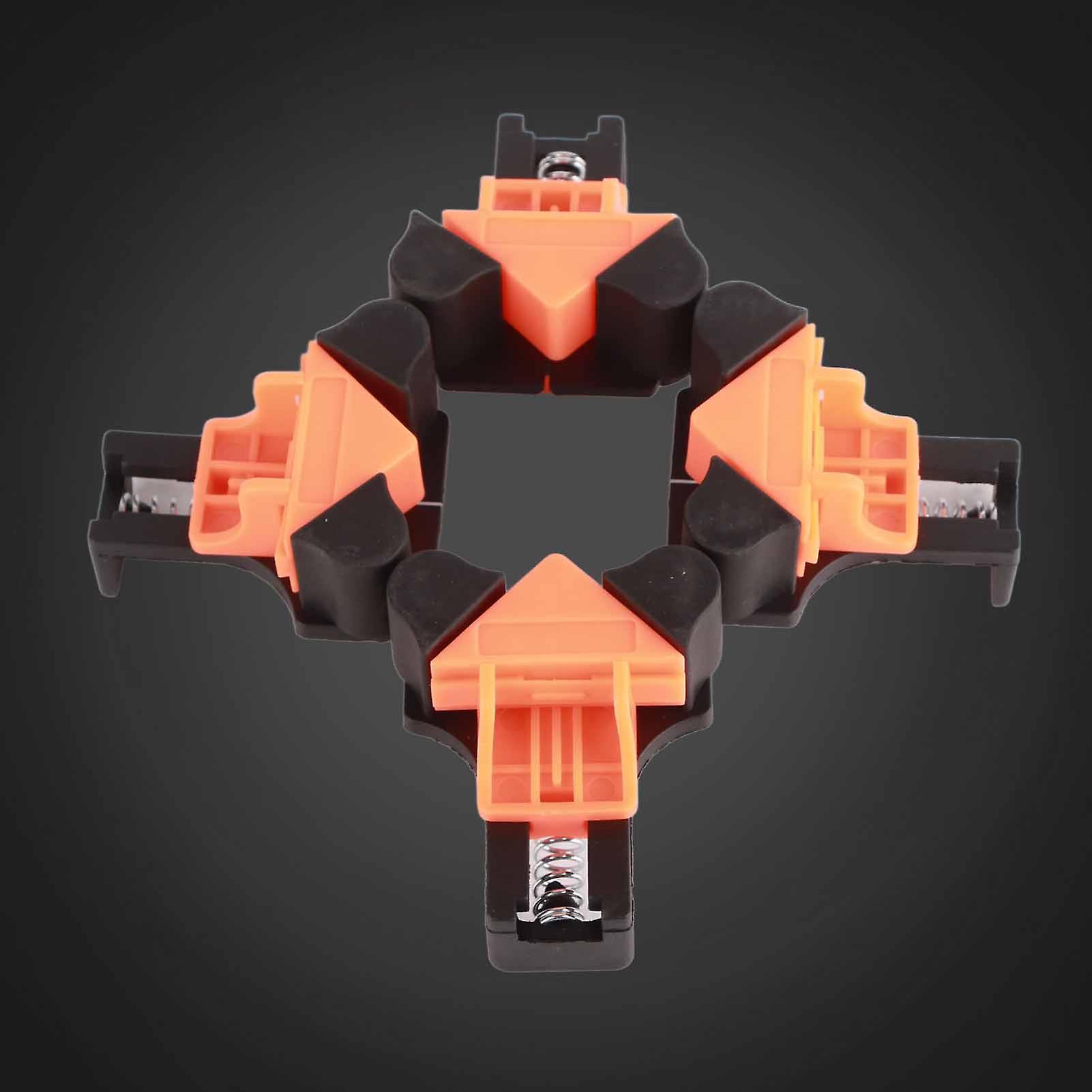 4Pcs Woodworking Corner Clamp Right Angle 90 45 120 Degree Clip Fixing Tool Set Kit