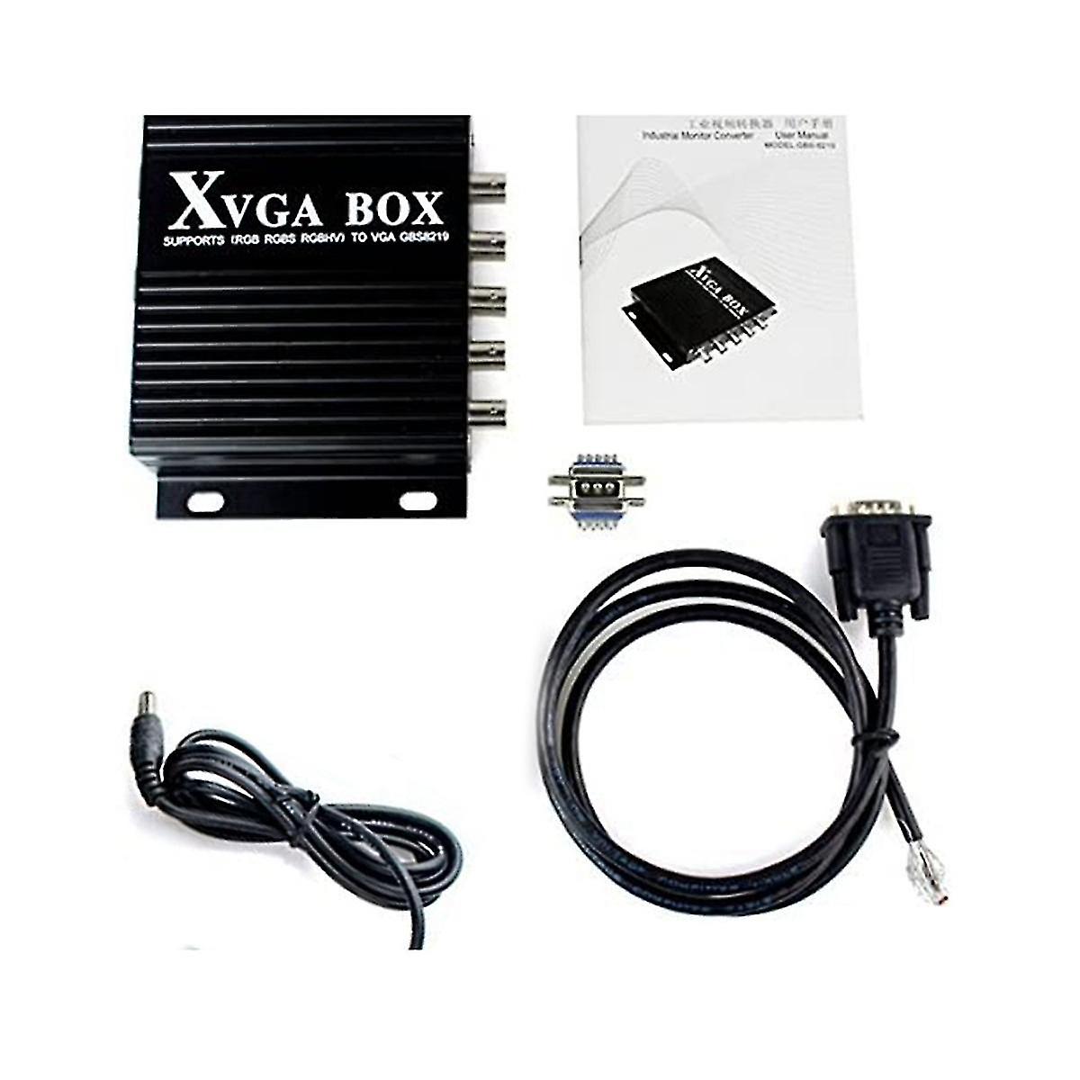 Xvga κιβώτιο Rgb Rgbs Mda Cga στο βιομηχανικό τηλεοπτικό βούλωμα μετατροπέων οργάνων ελέγχου VGA GBS-8219 βιομηχανικό plug μετατροπέων οργάνων ελέγχου της ΕΕ