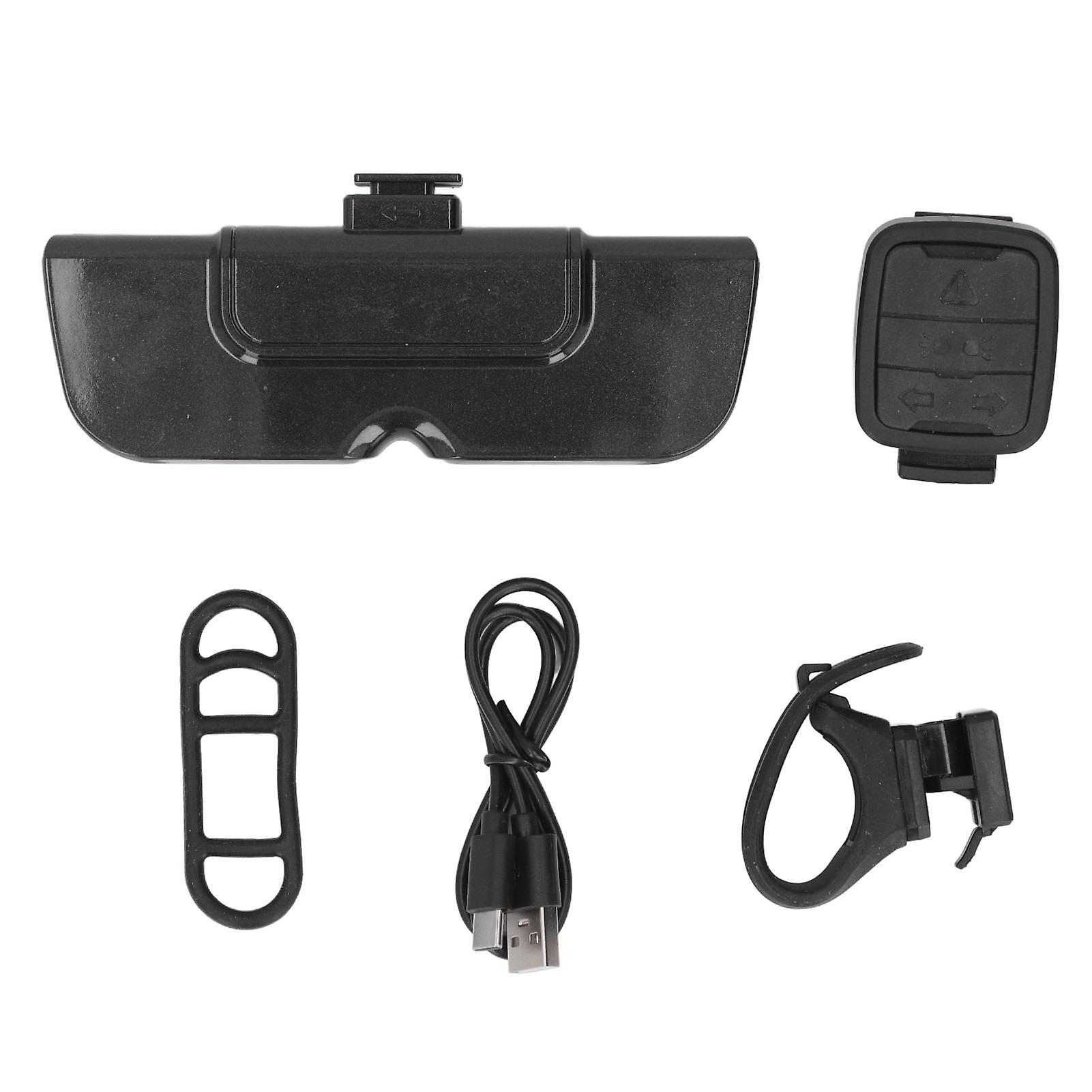 Bicycle Rear Light Remote Control USB Rechargeable Ultra Bright Warning Back Bicycle Flashlight for Night