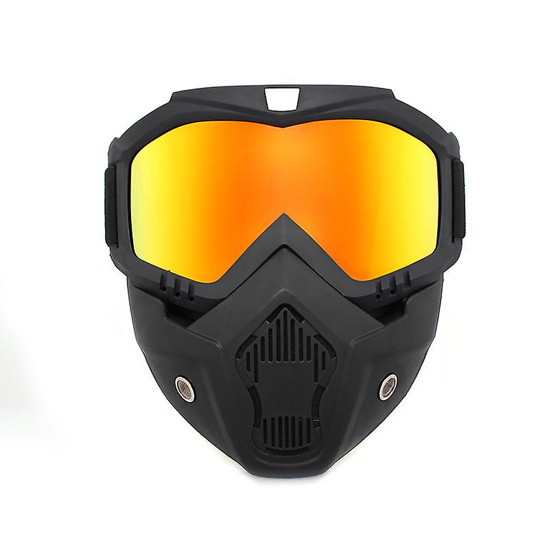 Goggles Riding Goggles, Detachable Winter Goggles Protective Mask for Cyclists Fit