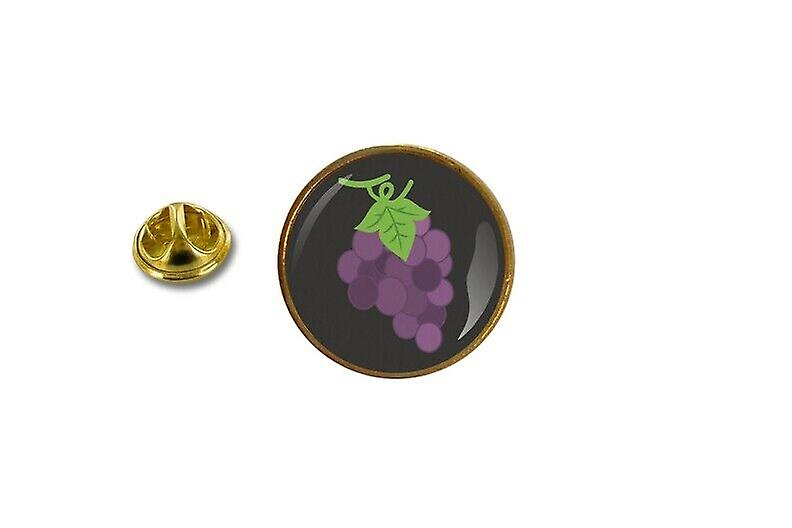 pine pine pine badge pin-apos;s metal with butterfly pinch black purple grape
