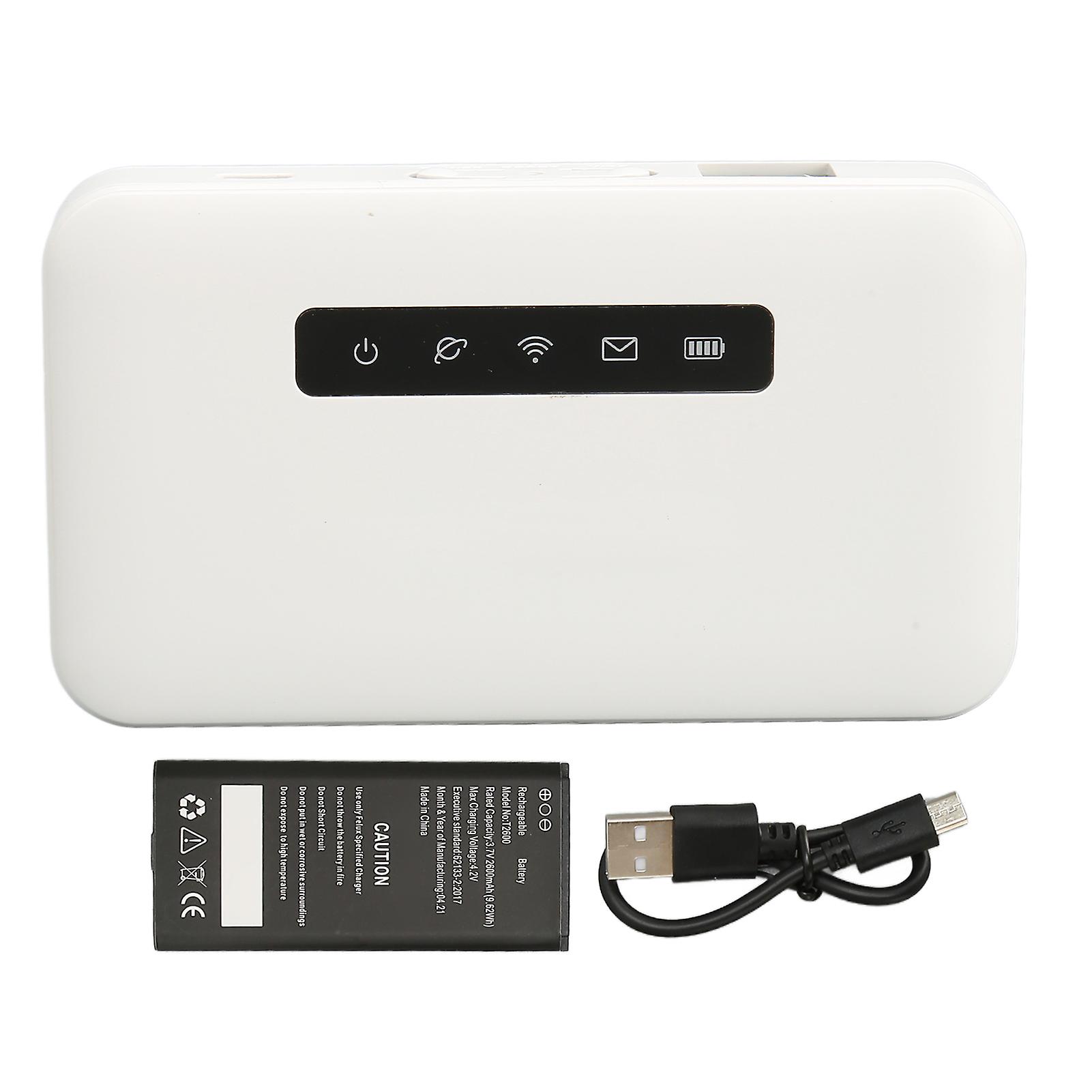 4G LTE Mobile Wifi Hotspot with SIM Card Slot RJ45 WAN LAN 300Mbps Support 8 Users Modem for Travel Indoor Outdoor