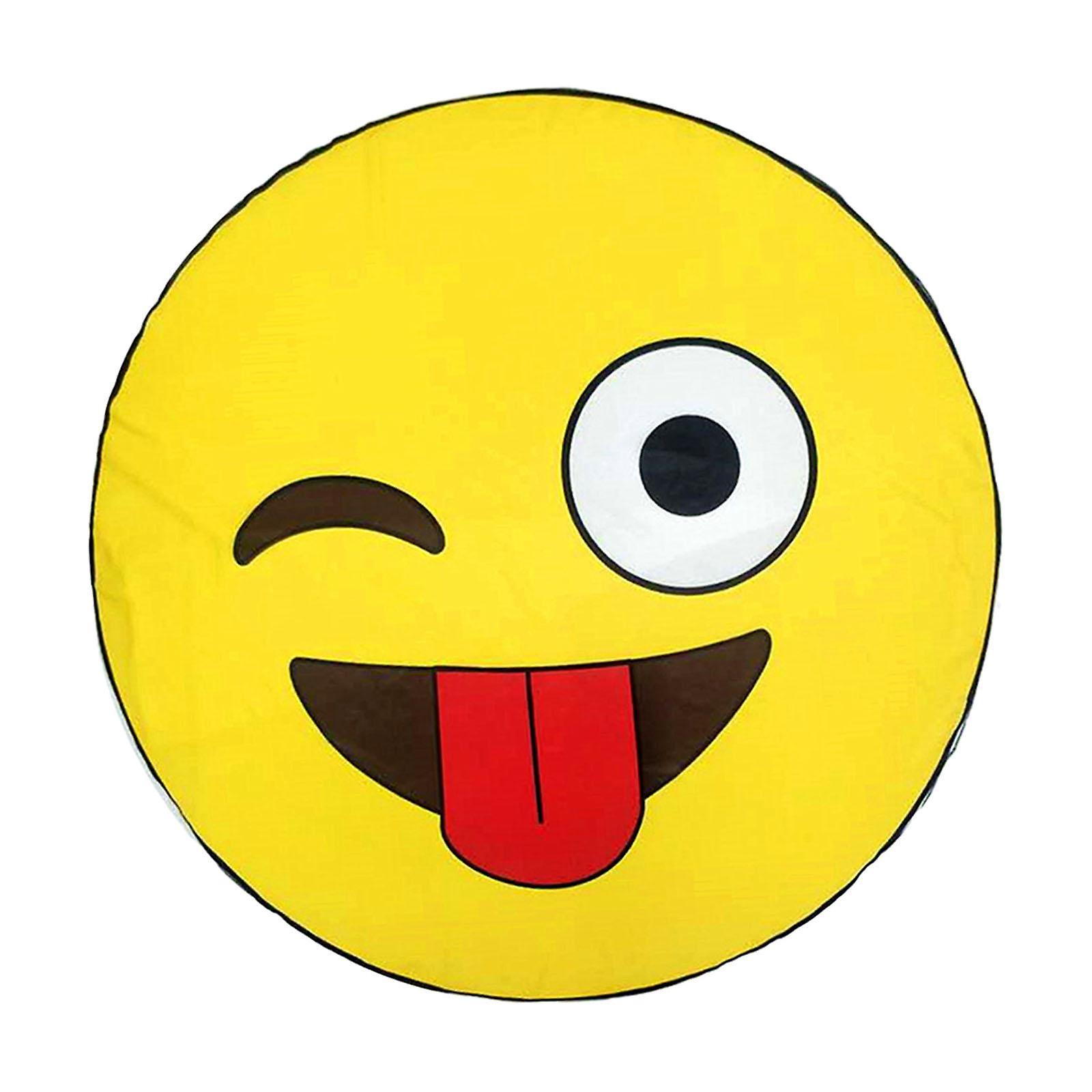 Round Beach Towel Summer Quick Drying Beach Blanket for Camping Pool Bathing